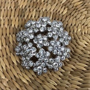 Faux Crystal Brooch